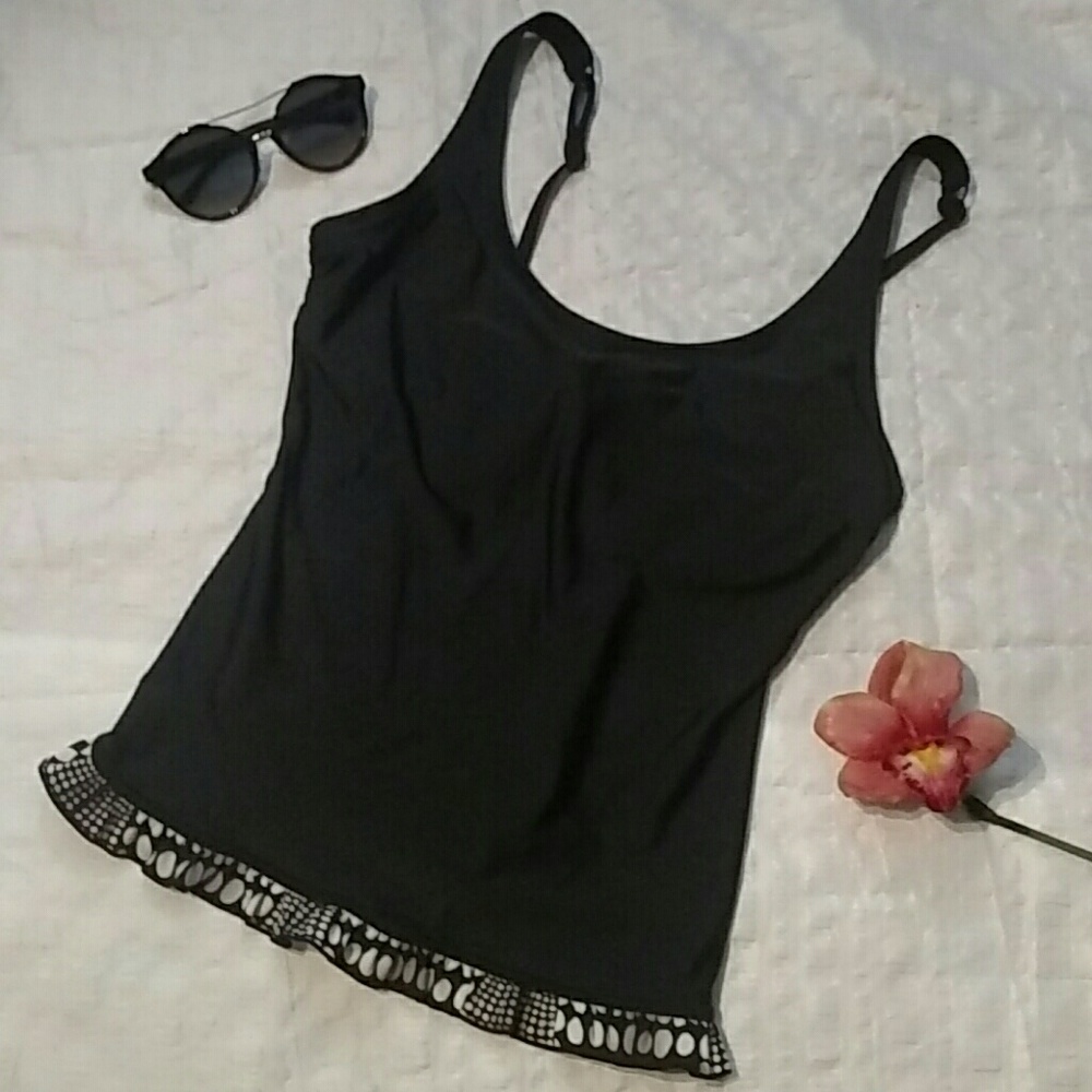 Beach Couture swim top